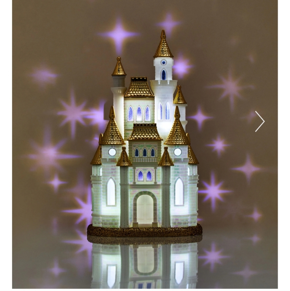 Disney Princess Castle Projection Wallflower gold Nightlight bath & body works